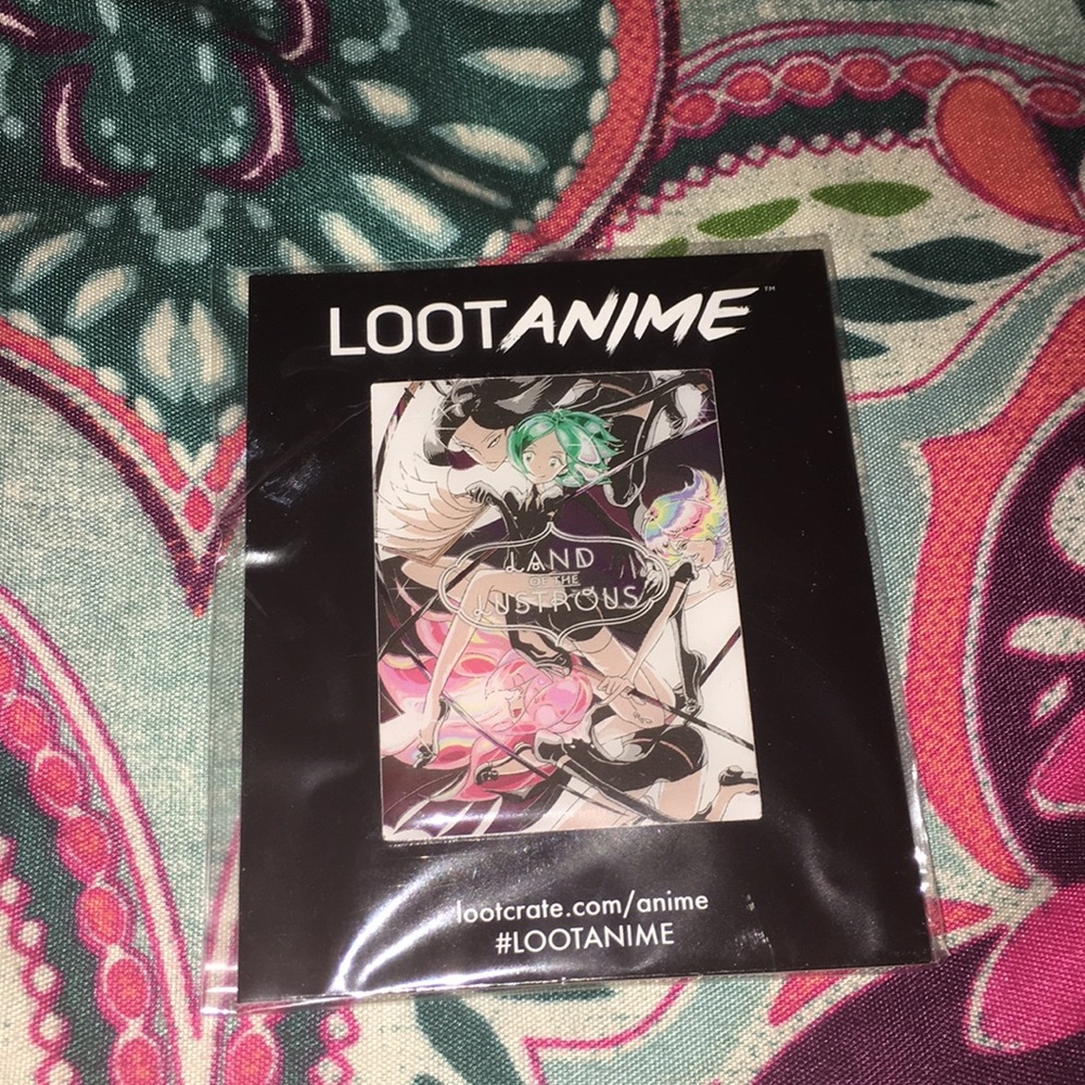 Land of the Lustrous pin, never been opened.